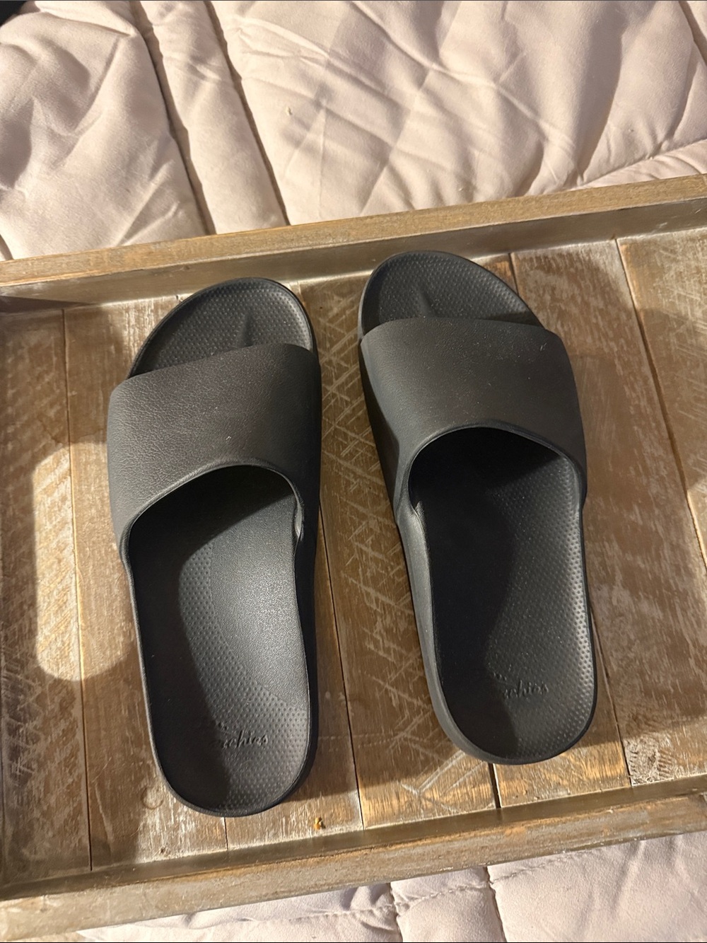 Woman’s Archie Black Slide Sandals - Comfortable Everyday Slides